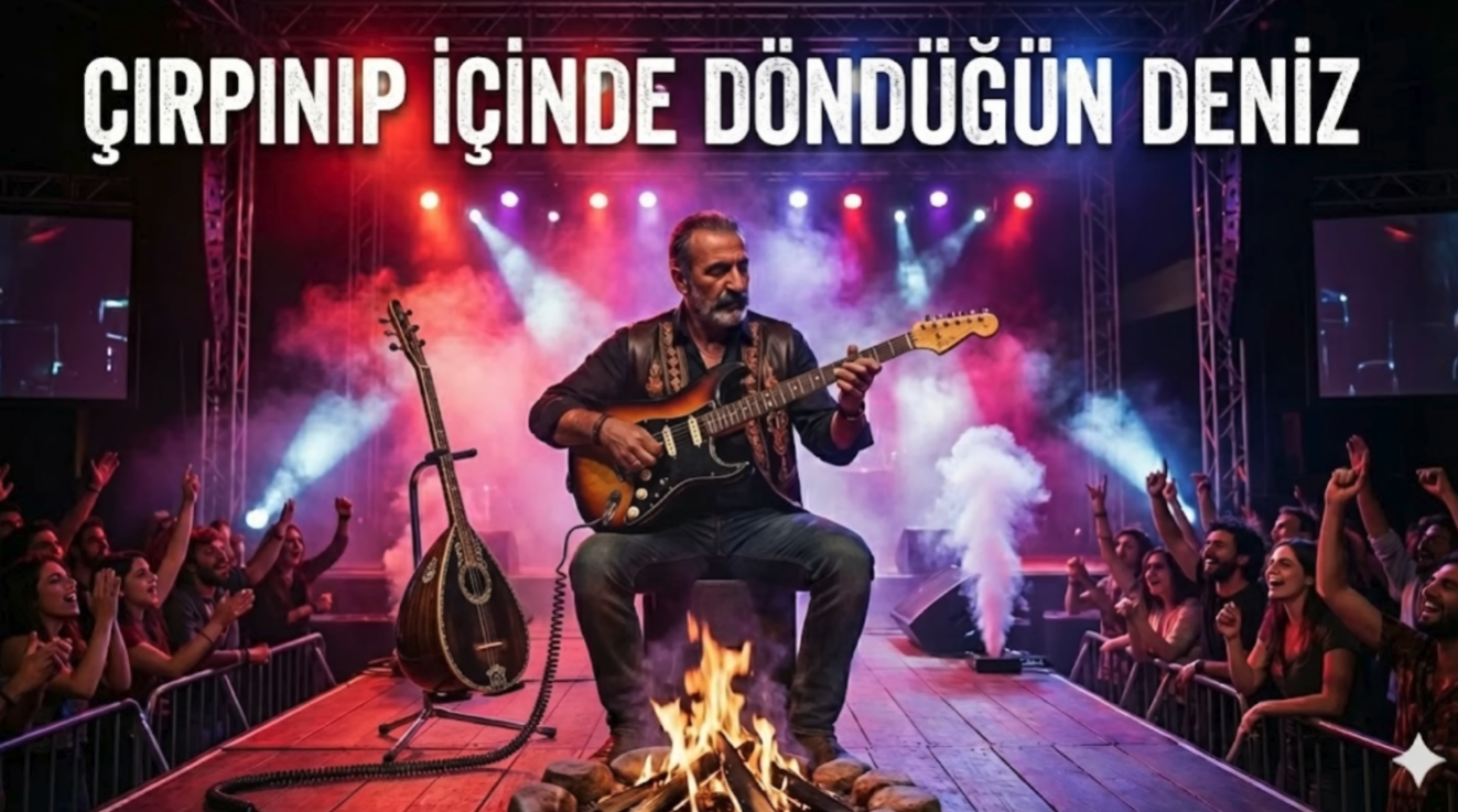 “Çırpınıp İçinde Döndüğüm Deniz” – Psychedelic Anatolian Rock Cover